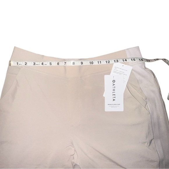ATHLETA BROOKLYN MID RISE ANKLE PANT Women’s 12 Tall - Abalone Grey #198671 - Picture 10 of 11